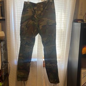 Woodland Camo Cargo Pants